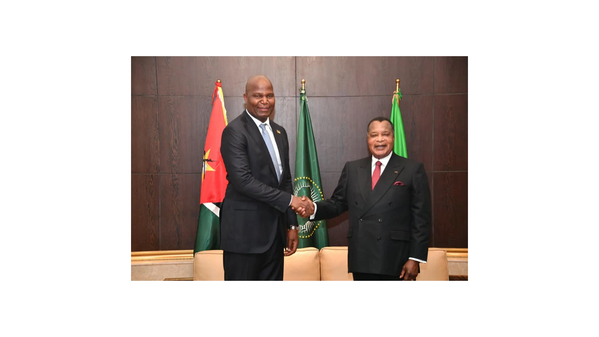 At the invitation of President Denis Sassou N’Guesso, Mozambican President Daniel Chapo made a two-day state visit to the Republic of the Congo on October 6 and 7, 2026.