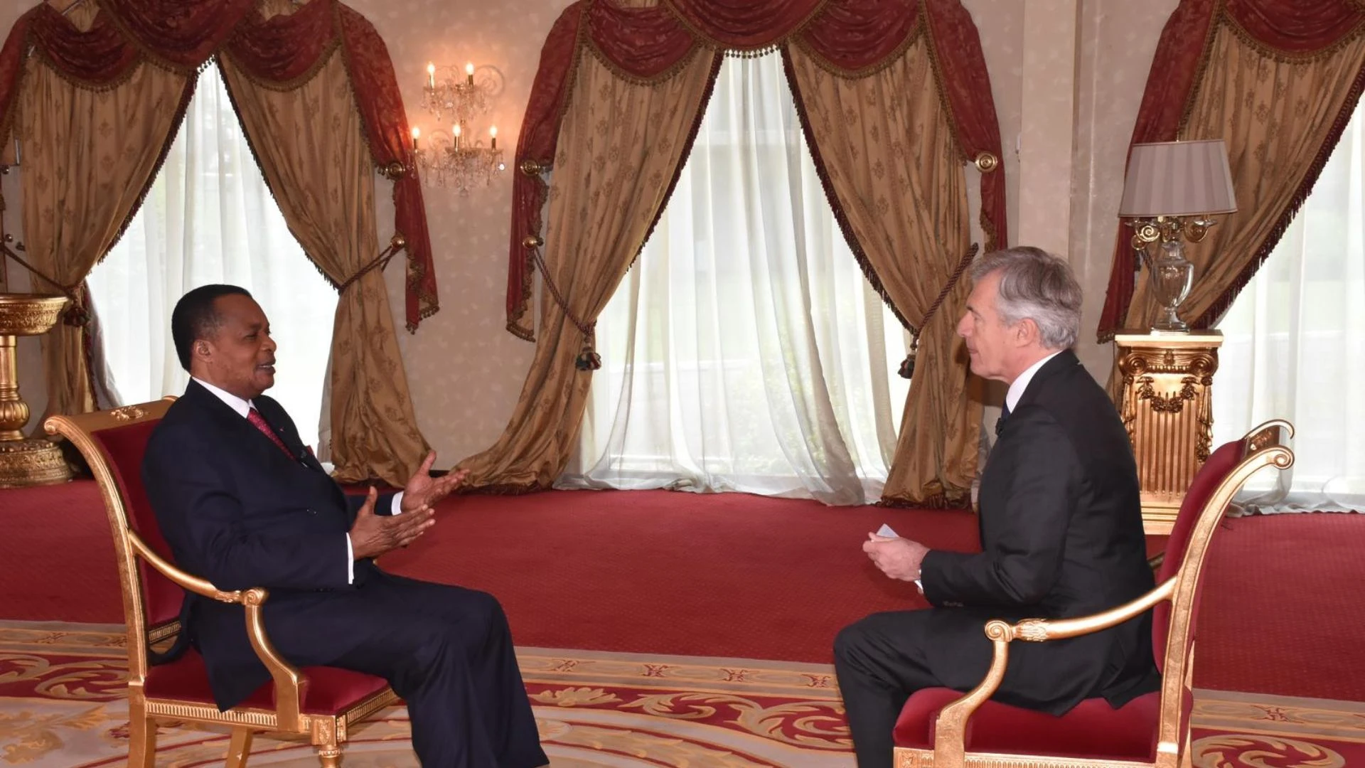 Denis Sassou-N'Guesso at the Africa 2023 Forum